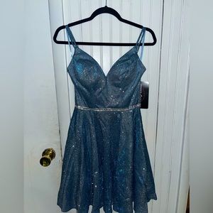 Dress haute opal blue dress